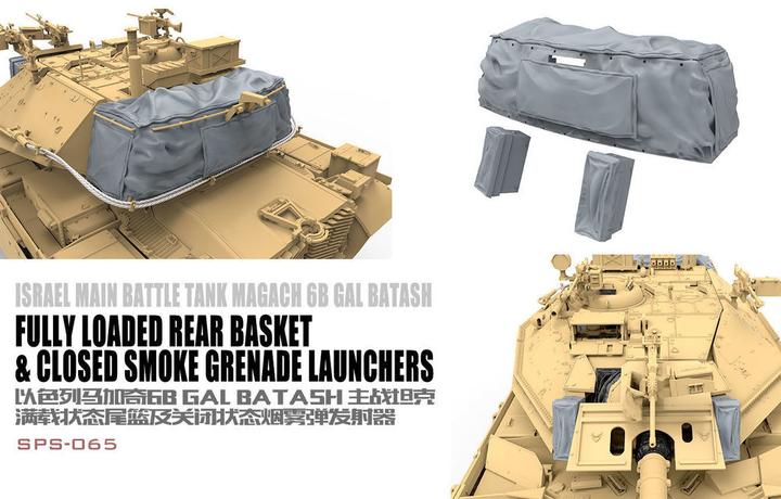 Produktbild Meng-Model Israel Main Battle Tank Magach 6B GAL BATASH Fully Loaded Rear Basket