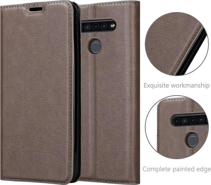 Productafbeelding Cadorabo Boek Onzichtbare Magneethoes (LG KQ51)