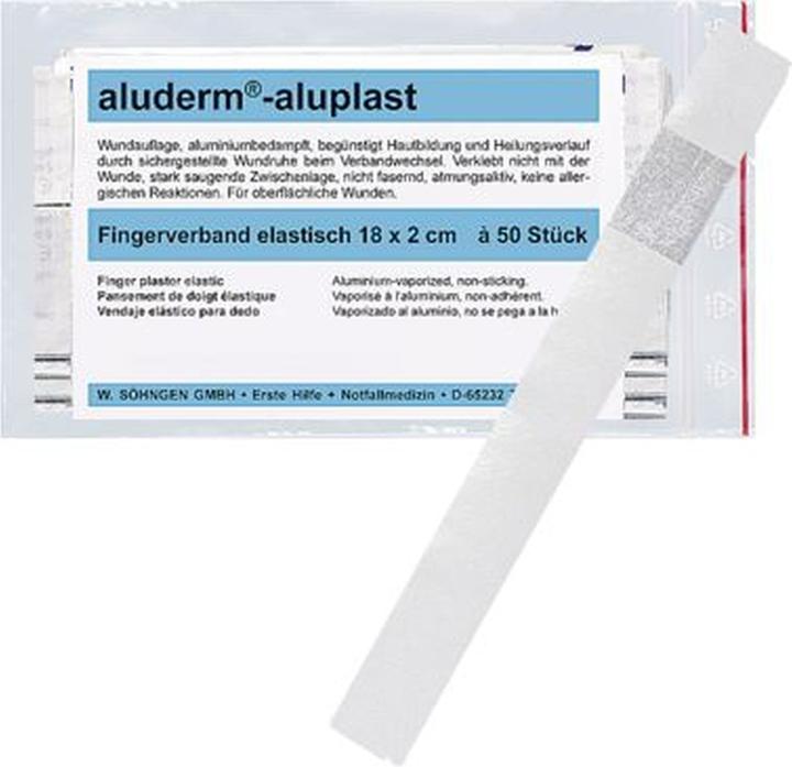 Produktbild Söhngen aluderm aluplast Fingerverband elastisch 18x2cm, 50 Stk., einzeln (50 x)