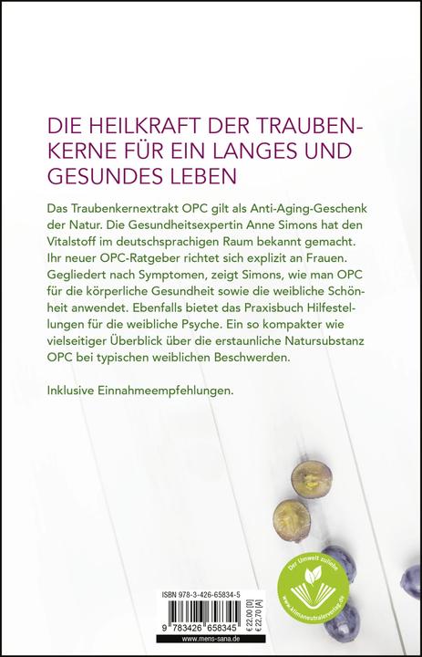 Immagine prodotto Frauen leben länger mit OPC (Tedesco, Anne Simons, 2018)