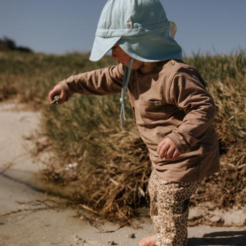 Image du produit Cloby Wende-Sonnenhut UPF 50+ Sea Sandy Beach (74, 80, 86)