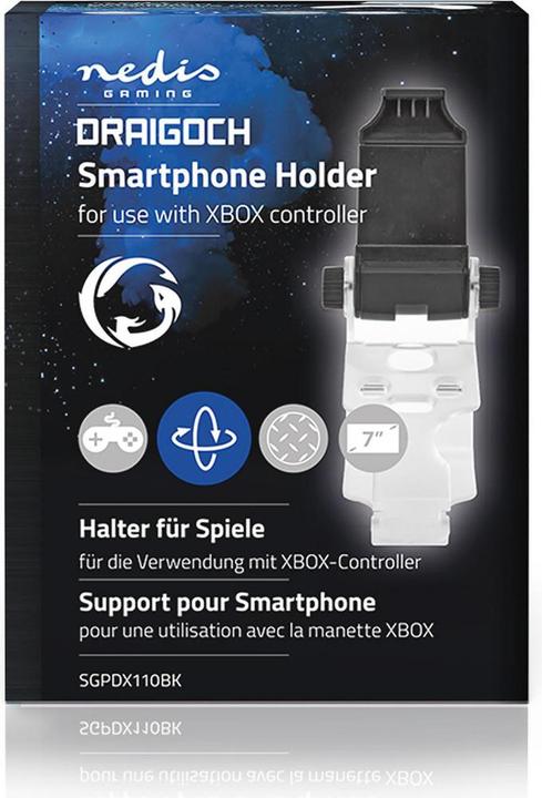 Immagine prodotto Nedis Supporto per smartphone per controller Xbox One Universale Regolabile Nero