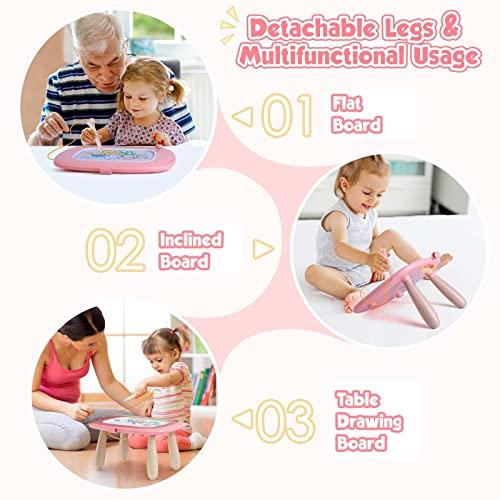 Image du produit Activity Board Tableau magnétique Tableau magique pour enfants, Tableau magnétique effaçable coloré Tableau à