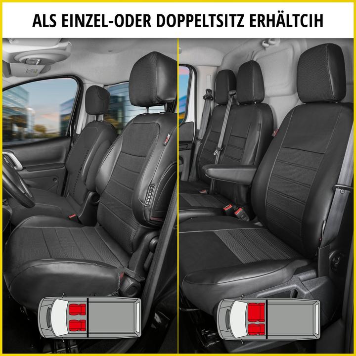 Immagine prodotto Walser Coprisedili premium per Fiat Talento 06/2016-oggi, 2 coprisedili singoli anteriori