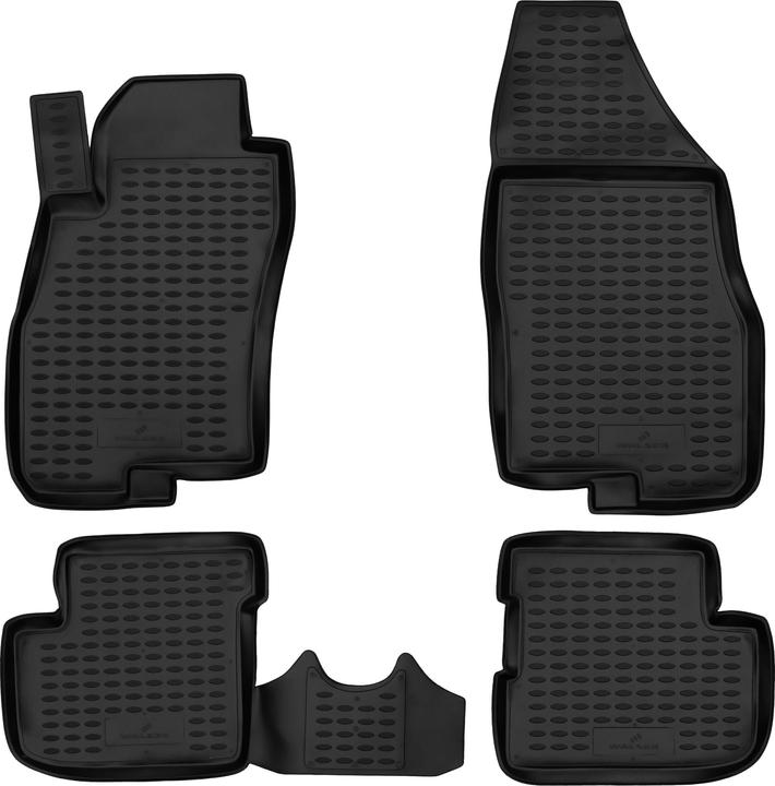 Produktbild Walser Gummimatten XTR für Fiat Grande Punto 06/2005-Heute, Fiat Punto 01/2012-Heute (2 Vordermatten + 2 Rückmatten)