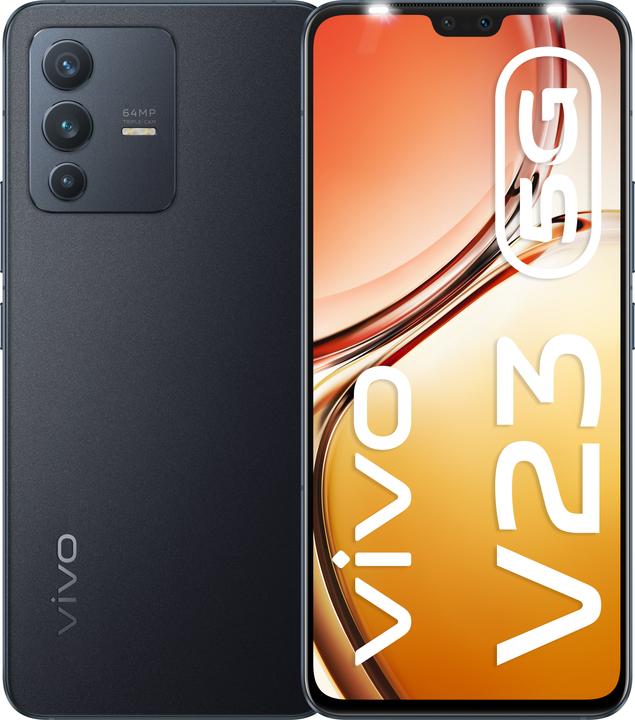 Vivo V23 5G (256 GB, Stardust Black, 6.40", Dual SIM, 64 Mpx, 5G)