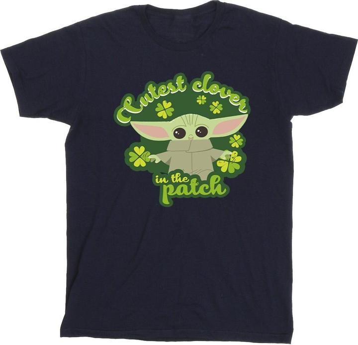 Star Wars The Mandalorian St Patrick's Day Cutest Clover TShirt