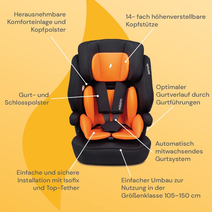 Produktbild Osann Jazzi Isofix (Kindersitzerhöhung, ECE R129/i-Size Norm)