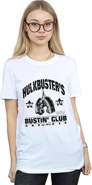 Immagine prodotto Iron Man Hulkbuster's Bustin' Club Maglietta Ampia Donna (S)
