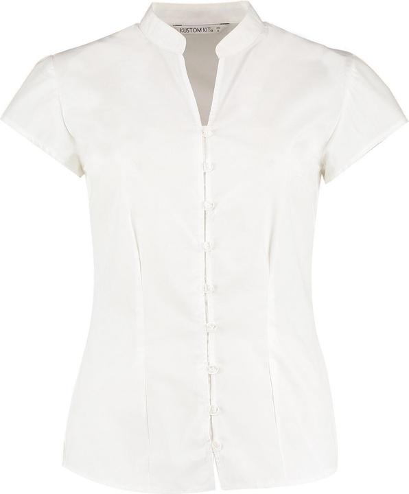 Actual product image Kustom Kit Womens/Ladies Continental Capped Sleeved Blouse (42 D)
