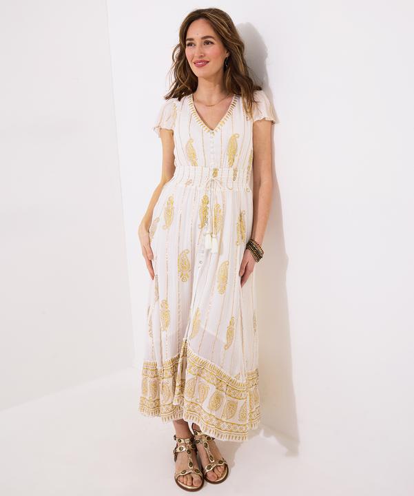 Immagine prodotto Joe Browns Summer Evening Cap Sleeve Shirred Waist Crinkle Dress (10)