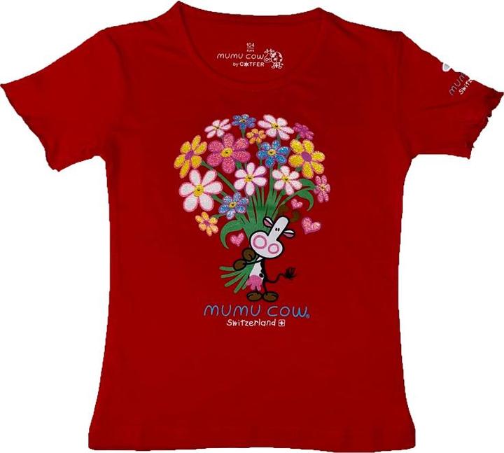 Actual product image Jenni Hemden Mumu-Cow Flowers T-shirt (92)
