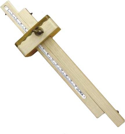 Actual product image Ulmia 0029S Measuring tool / moulding gauge 0029 S Precision tool for parallel scribing of widths (mm)