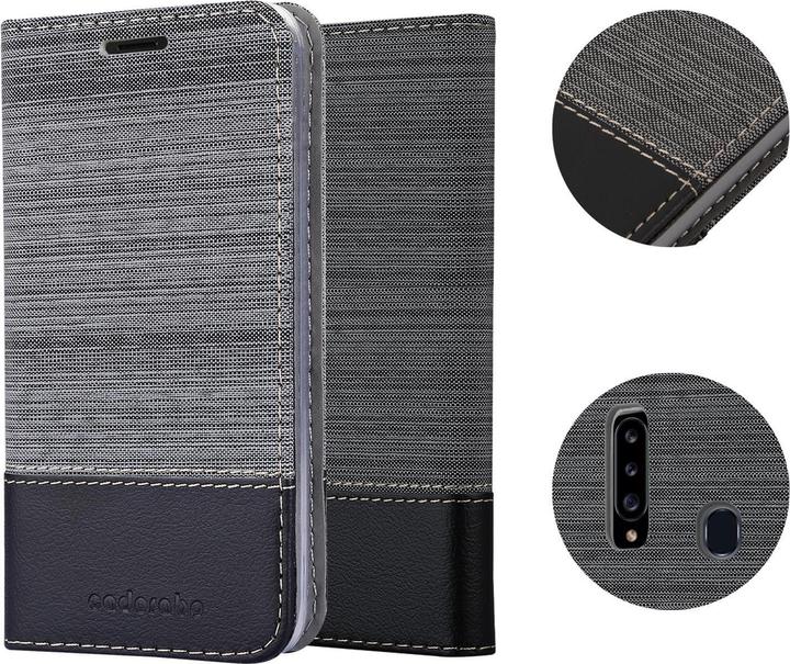 Actual product image Cadorabo Book Jeans Optics Cover (TCL A30, Samsung Galaxy M10s, Samsung Galaxy A20)