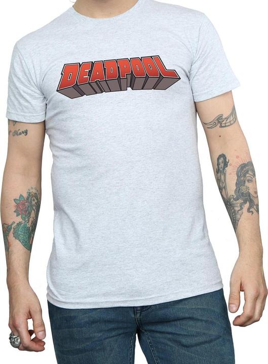 Produktbild Deadpool Text Logo TShirt (L)