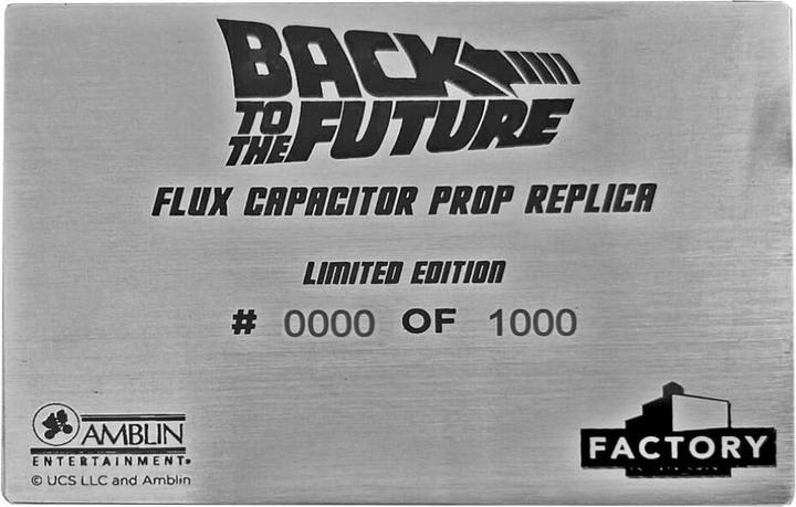 Actual product image Factory Entertainment Back to the Future Flux Compensator Limited Edition