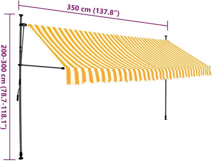 Produktbild VidaXL Jori (350 x 120 cm)