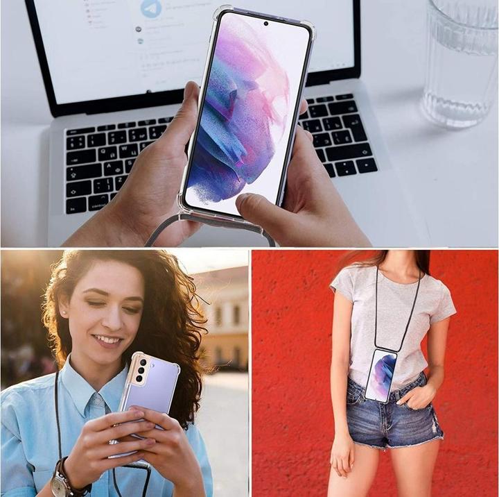 Actual product image Screenguard Samsung Galaxy A41 Loopster Necklace Cover