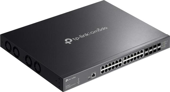 Produktbild TP-Link SX3832MPP Omada 32-Port 10GE L2+ Managed Switch 24x 10G RJ45 PoE++ Ports 8x 10G SFP+ Slots (32 Ports)