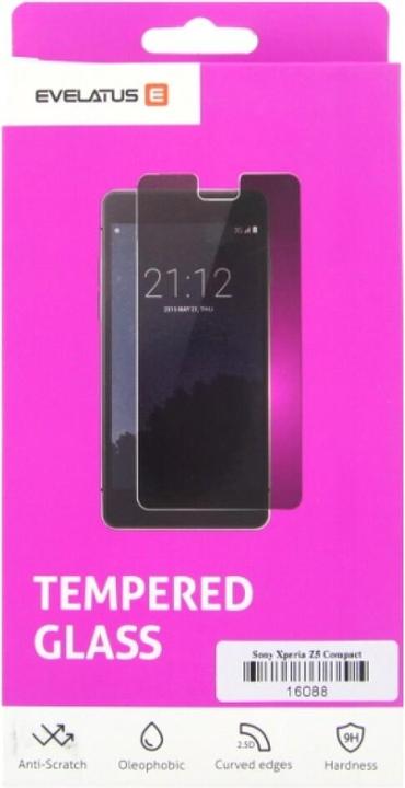 Image du produit Evelatus E5823 Xperia Z5 Compact verre trempé (1 pièce(s), Sony Xperia Z5 Compact)