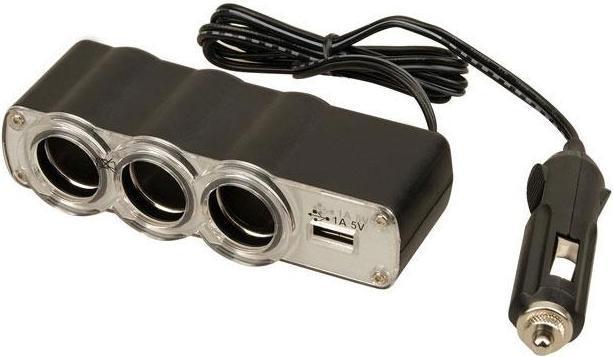 Produktbild No Name USB And 12v Socket Multiplier With Cord