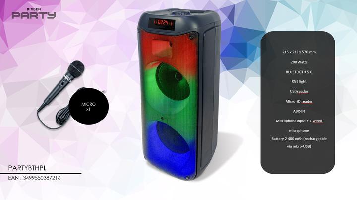 Image du produit Party Light & Sound Partybthpl