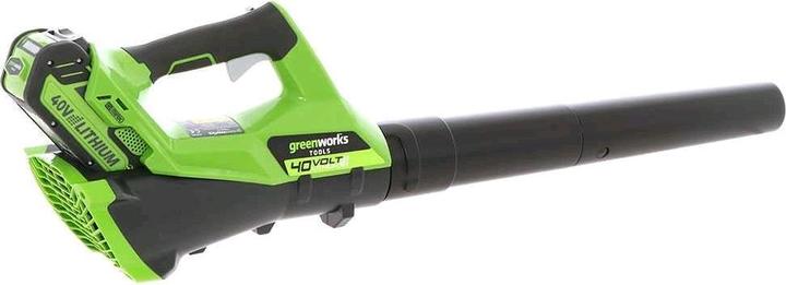 Actual product image Greenworks G40AB 40 V cordless axial blower with 4 Ah40 V battery (Rechargeable battery operated, Leaf vacuums)
