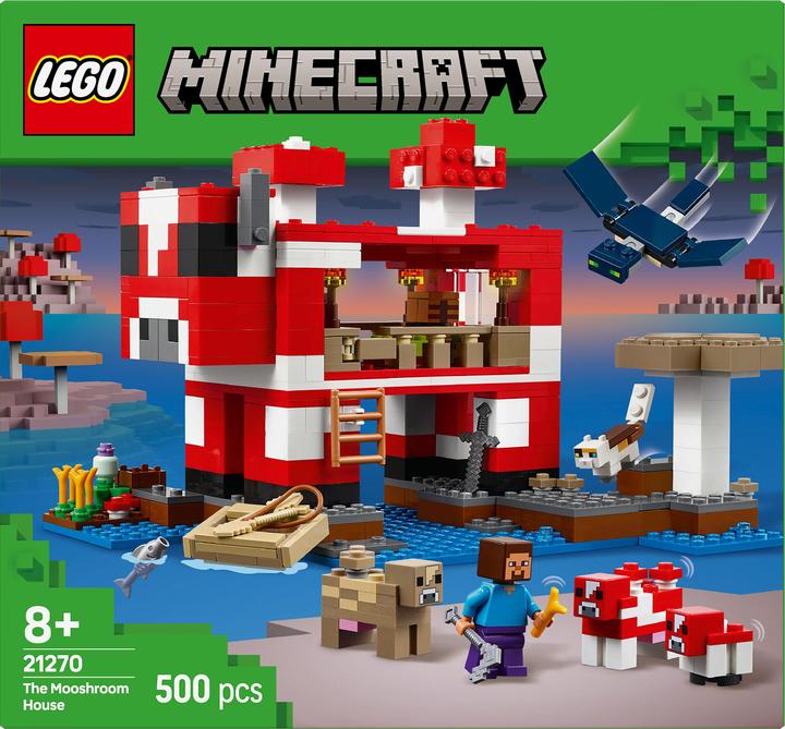 Produktbild LEGO Das Pilzkuh-Haus (21270, LEGO Minecraft)