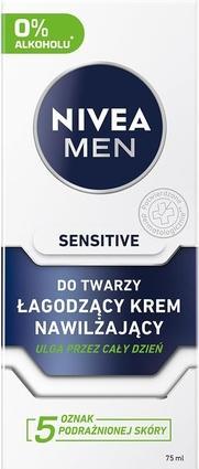 Produktbild NIVEA Men Sensitive Soothing Cream (75 ml, 24h Creme)