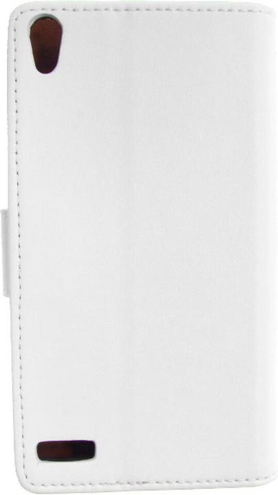Immagine prodotto OEM Custodia a libro in pelle sottile per Huawei P6 - bianco 4250710543212 (Huawei Ascend P6)