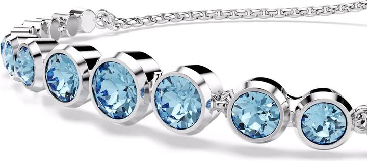 Produktbild Swarovski Imber Tennis Armband Gemischte Rundschliffe Blau (24 cm, Swarovski Metall)