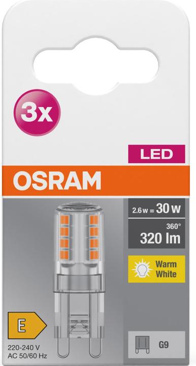 Produktbild Osram Led Base Pin G9 (G9, 30 W, 320 lm, 3 x, E)