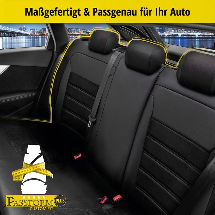 Produktbild Walser Sitzbezug für Seat Leon (5F1) 09/2012-Heute, 1 Rücksitzbankbezug