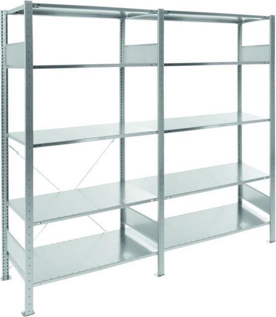 MULTIplus150 boltless basic shelving system with cross brace