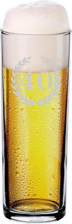 Immagine prodotto Luxentu Kölschglas / Kölner Stange mit Gravur 40. Jubiläum (0.20 l, 1 x)