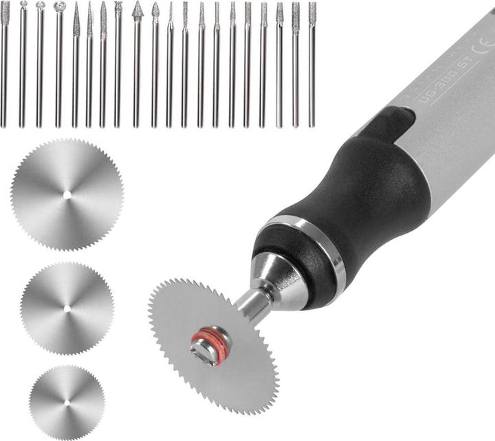 Produktbild DriSubt USB-Gravierstift UG-300 ST mit 8 W Akku-Gravierer | Gravurstift