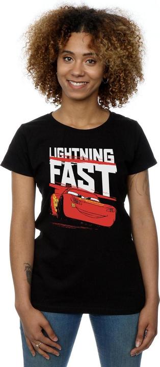 Actual product image Disney Womens/Ladies Cars Lightning Fast Cotton T-Shirt (M)
