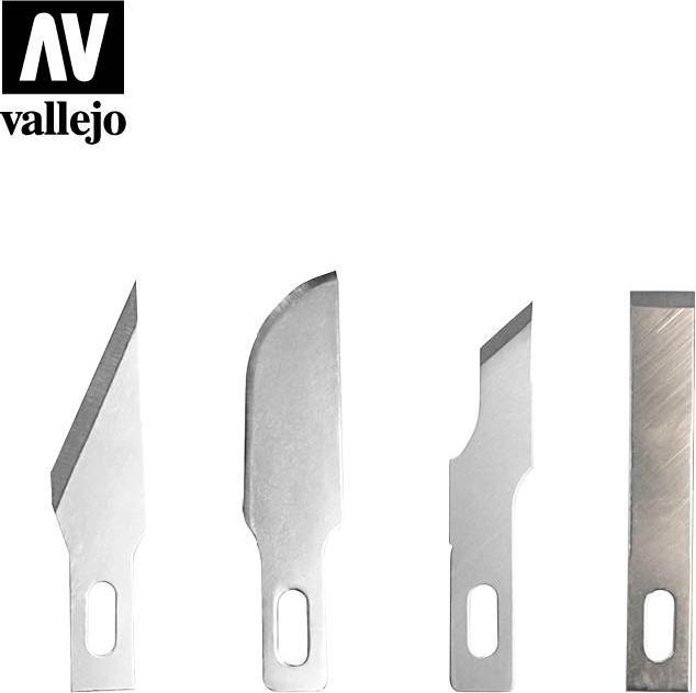 Produktbild Vallejo 5 Assorted Blades for Knife no. 1 (T06010)