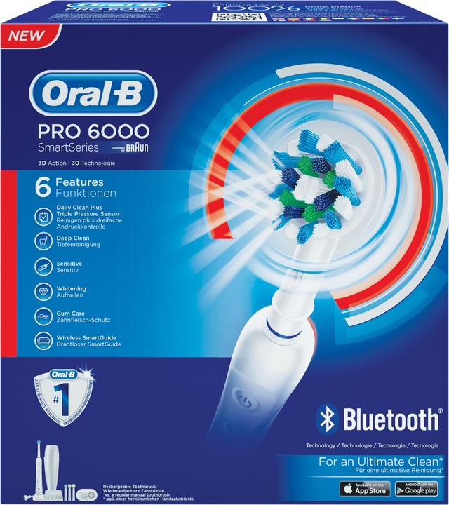 Immagine prodotto Oral-B Serie Pro 6000 SmartSeries (Spazzolino oscillante)