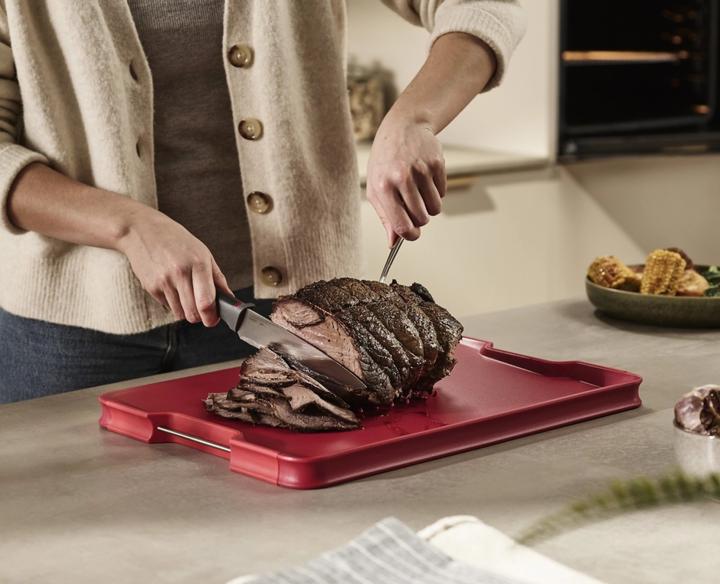 Productafbeelding Joseph Joseph Cut & Carve Plus Snijplank Groot - Rood