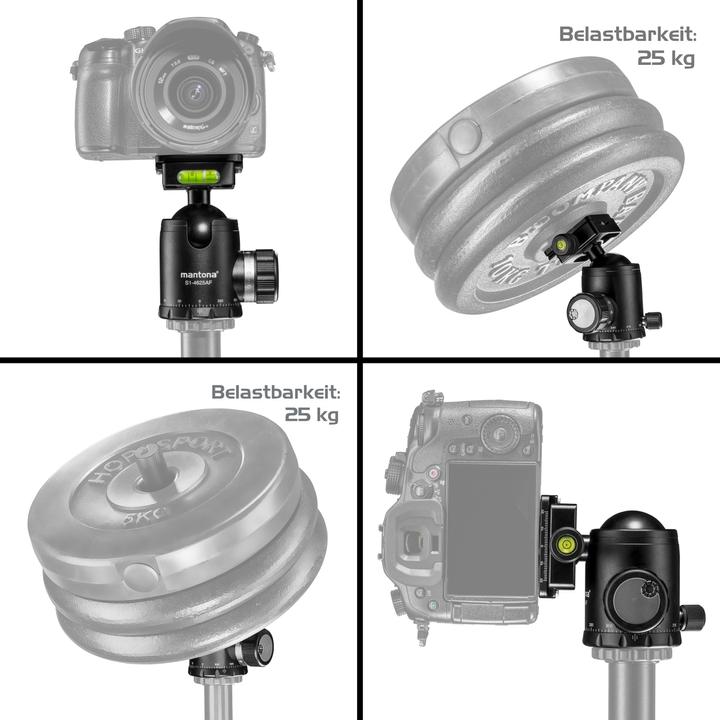 Actual product image mantona Fortress 46 Ball Head (S1-4625AF) (Spherical head)
