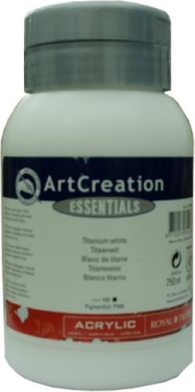 Image du produit Royal Talens Peinture acrylique ArtCreation, blanc titane, 750 ml (Blanc titane, 750 ml)