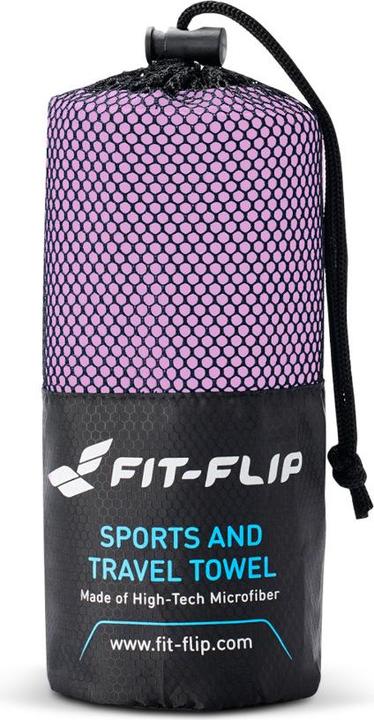 Produktbild Fit-Flip Mikrofaser Handtuch schnelltrocknend mit Tasche 90x180cm (90 x 180 cm)
