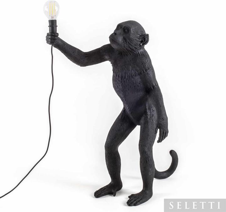Monkey Lamp Black Led Leuchte (E14)