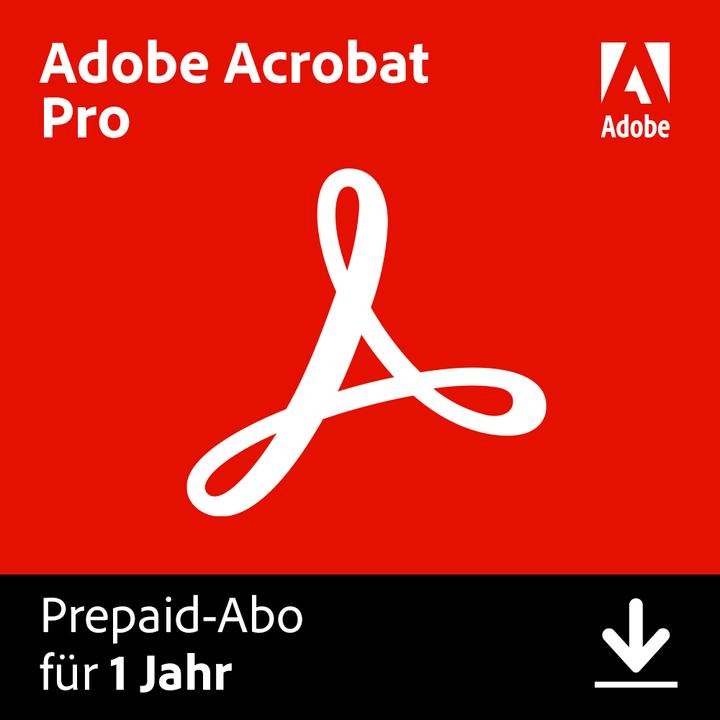 Adobe Acrobat Pro (1 User, 1 Devices/Users, 12 months)