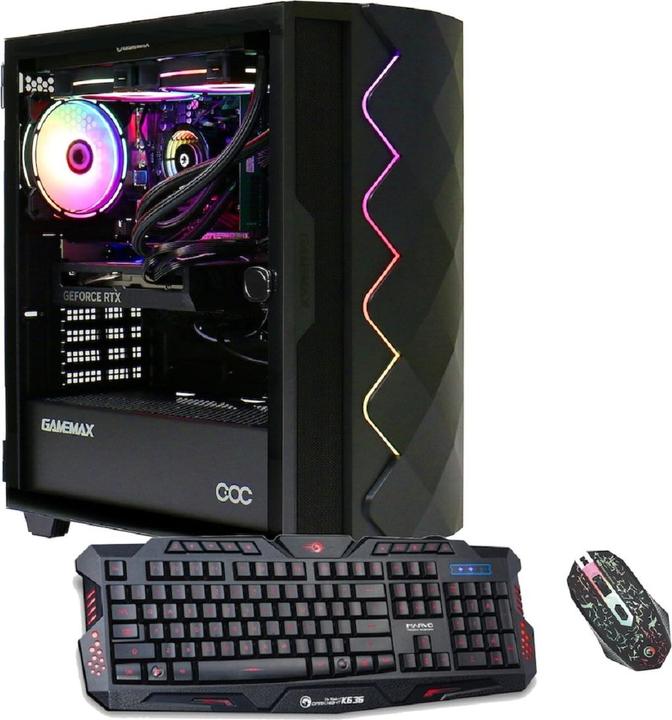 Immagine prodotto Hyrican Gamemax Diamond BK 7166 - Ryzen 5 5500 - 16GB RAM - 1GB SSD - GeForce RTX 4060 (AMD Ryzen 5 5500, 16 GB, 1 GB, GeForce RTX 4060)