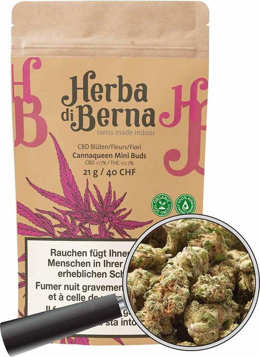 Actual product image Herba di Berna Cannaqueen Indoor Mini-Buds (2 g, Indoor)