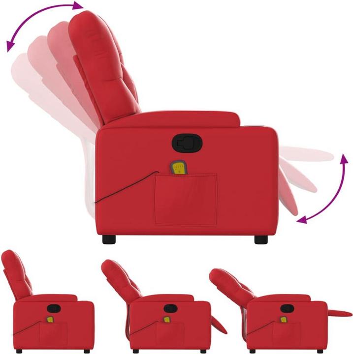 Actual product image VidaXL Massage chair imitation leather