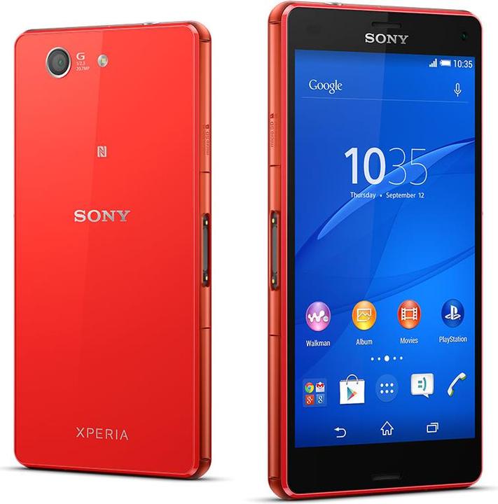 Sony Xperia Z3 Compact (16 GB, Orange, 4.60", Single SIM, 20.70 Mpx, 4G)