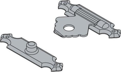 Produktbild Hettich Schatullenverschluss 18 x 25 mm